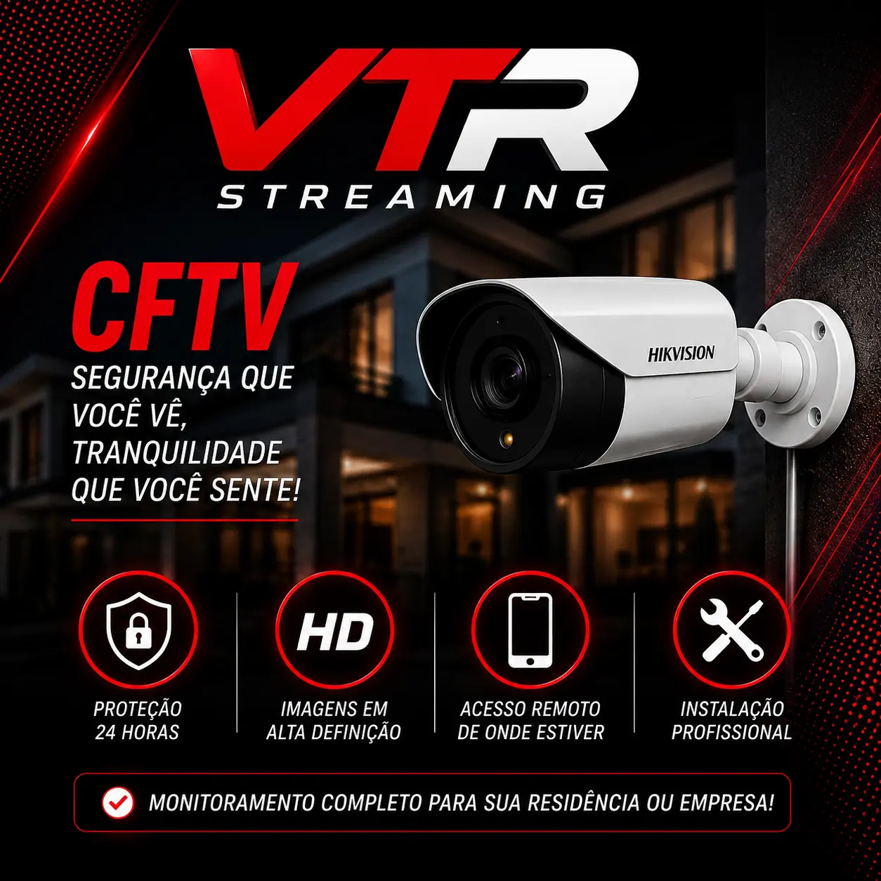 Câmeras Wi-Fi e CFTV